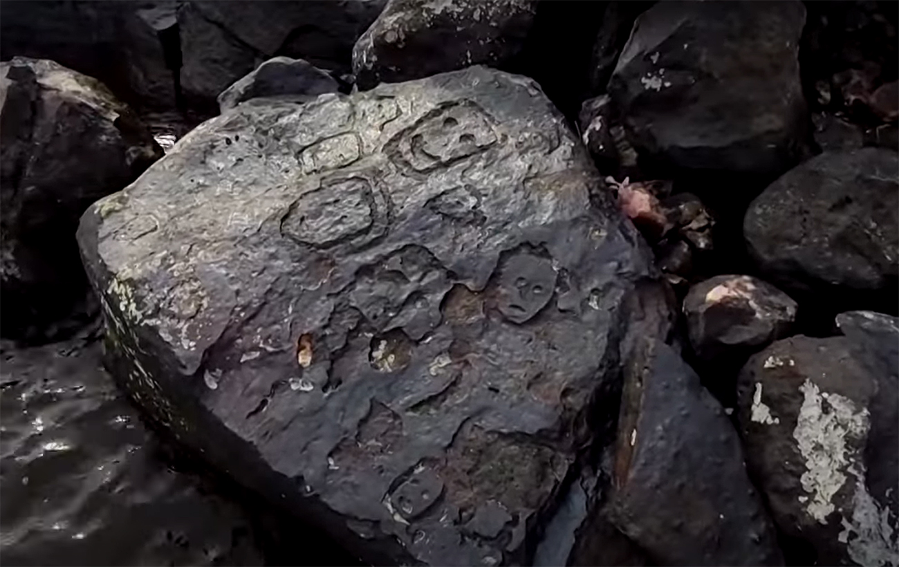 В Амазонці виявили стародавні малюнки на камені з людськими обличчями: їм 2000 років